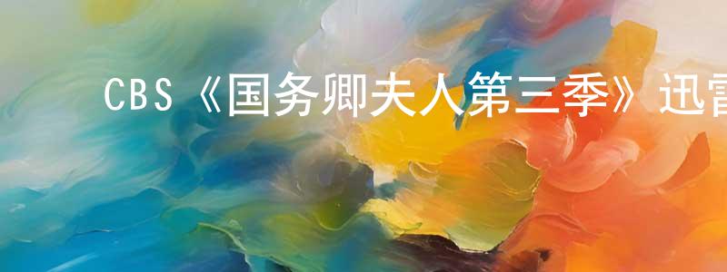 陈诗妍发布CBS《国务卿夫人第三季》迅雷下载/在线观看/百度云-都市/情感-美剧天堂